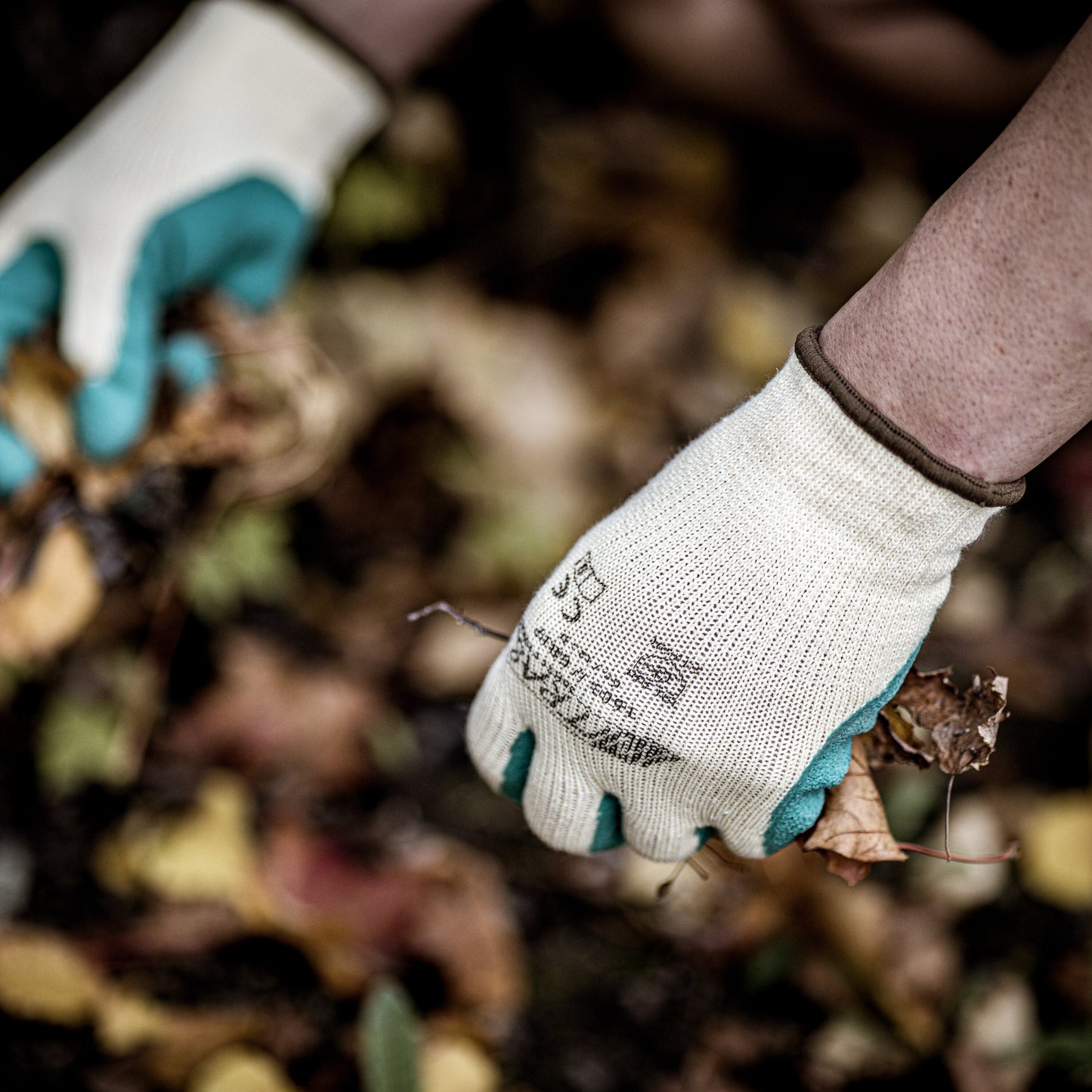 12 Paar Strickhandschuhe NITRAS 1603 Grip gelb/grün (Gr.8-11)