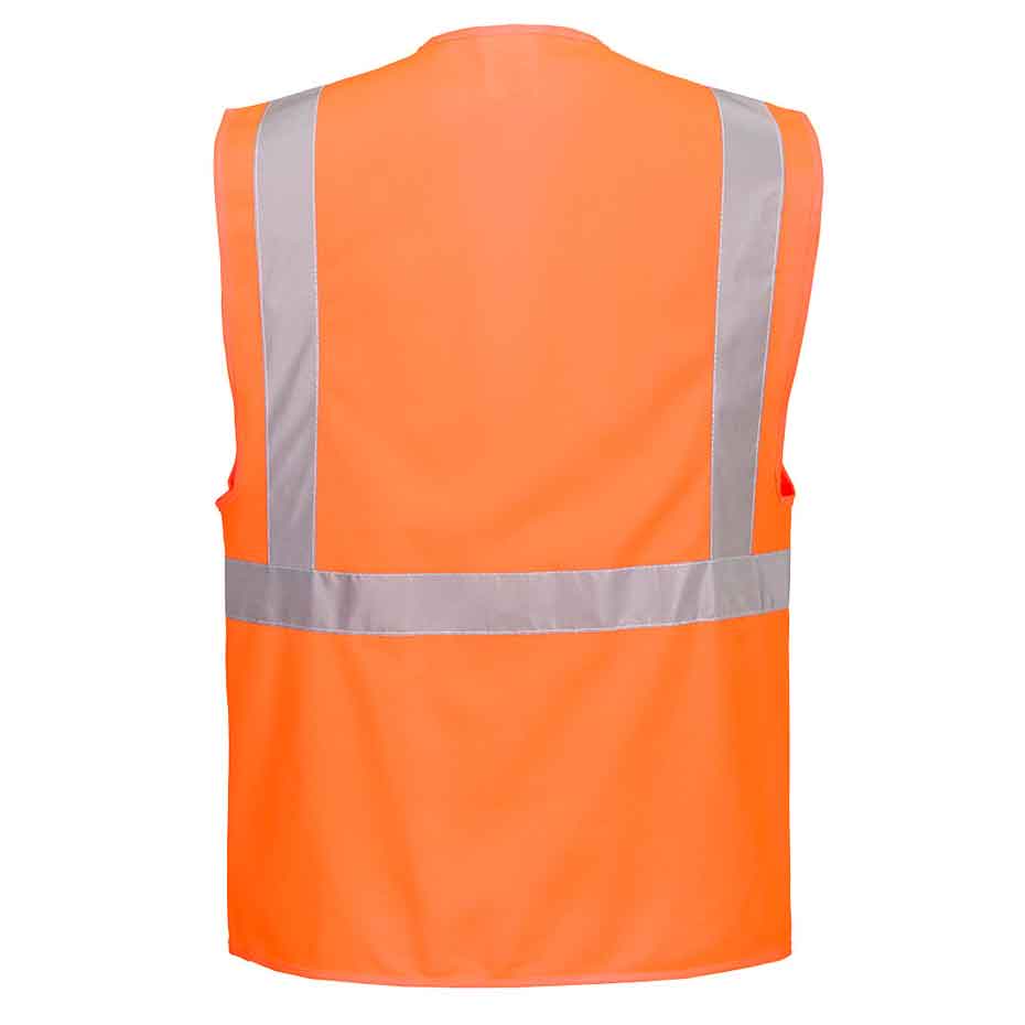 Warnweste mit Reißverschluss Berlin Executiv S476 Portwest gelb/orange (Gr.XS-7XL)