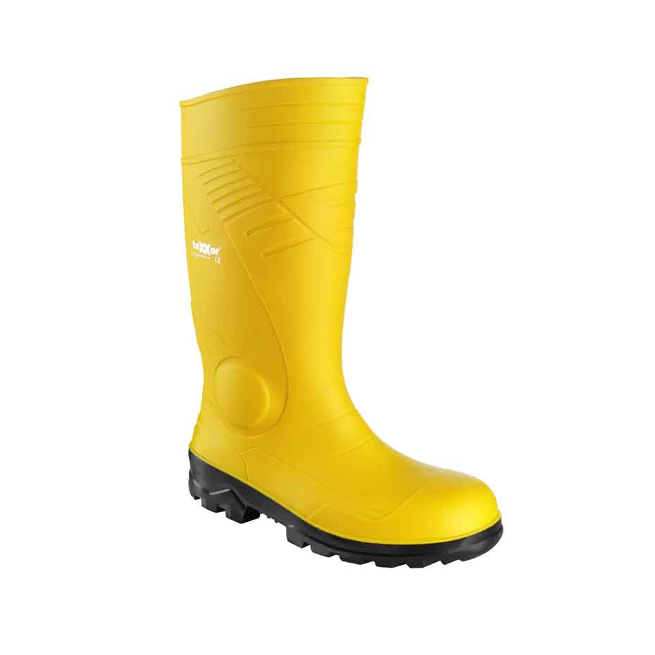 PVC S5 Sicherheitsgummistiefel Texxor 6510 gelb (Gr.40-47)