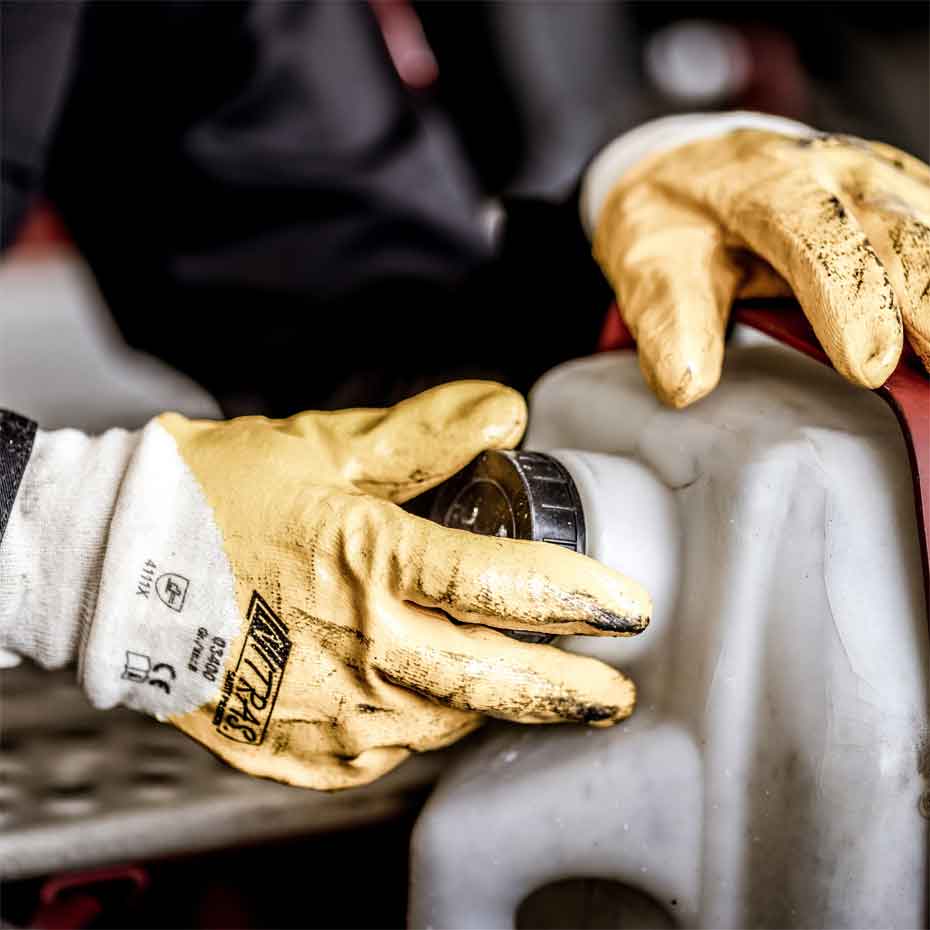 Nitrilhandschuhe Nitras 03400 gelb (Gr.7-11)