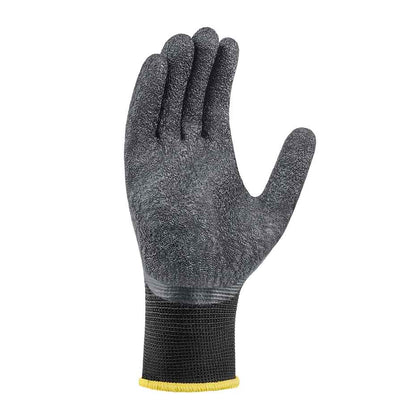 Polyester-Strickhandschuhe mit Latexbeschichtung Texxor 2425 schwarz (Gr.7-11)
