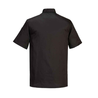 Kochjacke Kent C734 Portwest schwarz/weiß (Gr.XS–4XL)