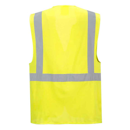 Warnweste mit Reißverschluss Berlin Executiv S476 Portwest gelb/orange (Gr.XS-7XL)