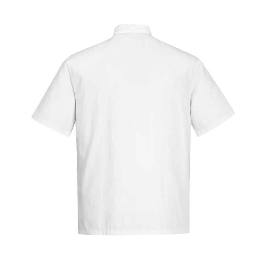 Kochjacke Cumbria C733 Portwest schwarz/weiß (Gr.XS–4XL)