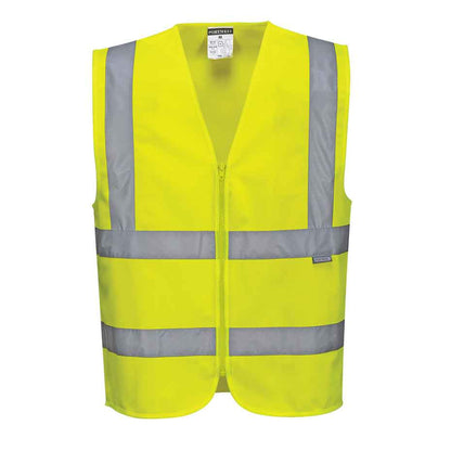 Warnweste mit Schulterreflexband C375 Portwest gelb/orange (Gr.XS-5XL)