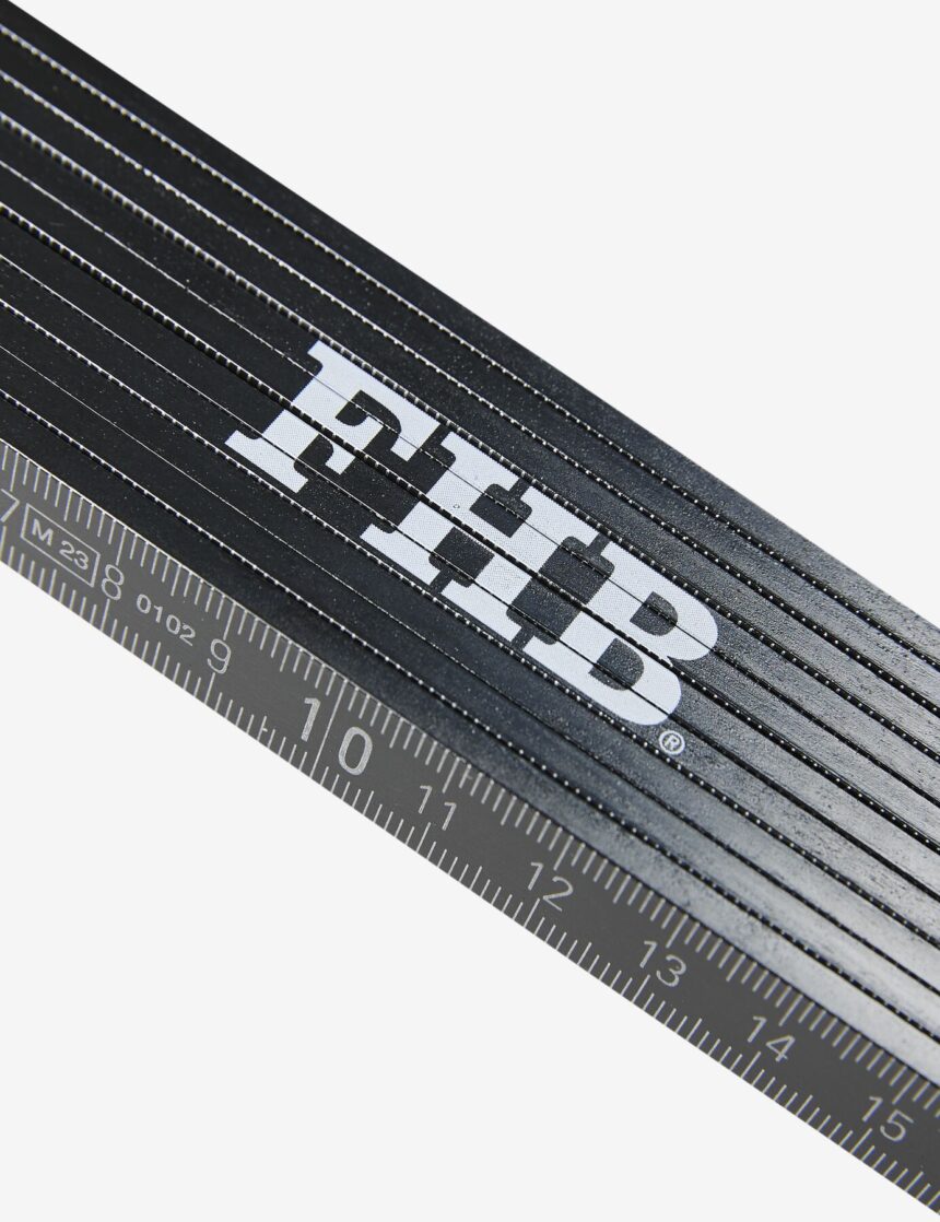 FHB Zollstock XAVER original schwarz 2m