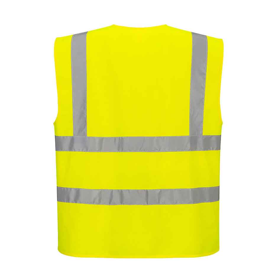 Warnweste mit Schulterreflexband C375 Portwest gelb/orange (Gr.XS-5XL)