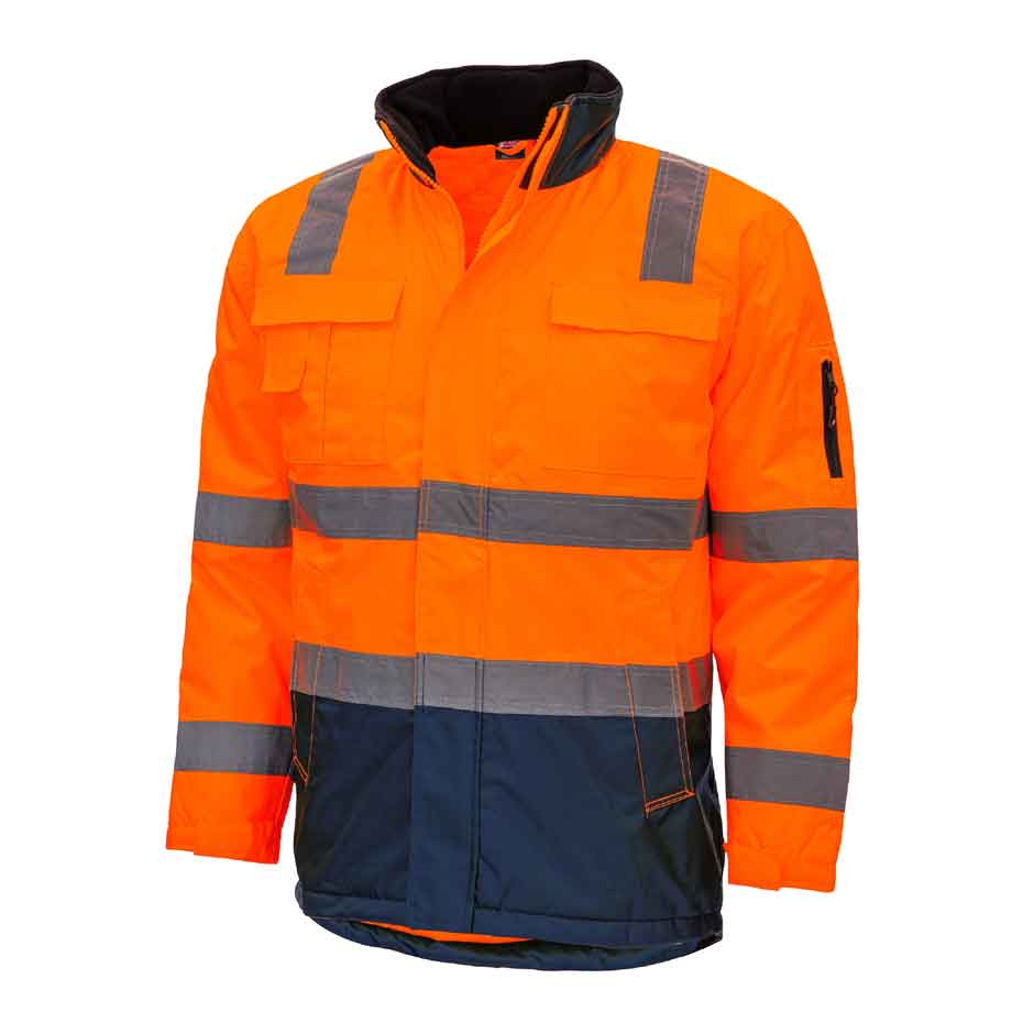 Warnschutz-Parkajacke NITRAS 7144/7145 MOTION TEX VIZ gelb/orange (Gr.XS-4XL)