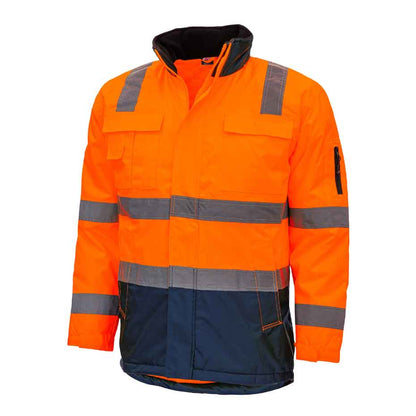 Warnschutz-Parkajacke NITRAS 7144/7145 MOTION TEX VIZ gelb/orange (Gr.XS-4XL)