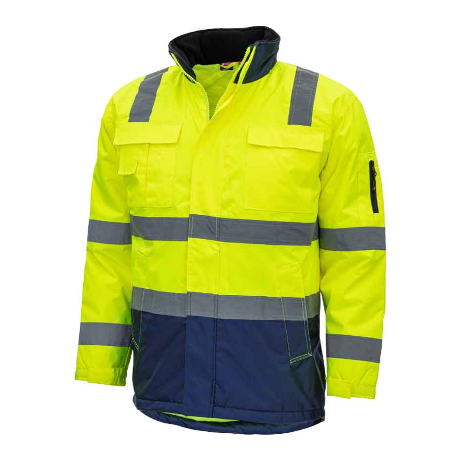 Warnschutz-Parkajacke NITRAS 7144/7145 MOTION TEX VIZ gelb/orange (Gr.XS-4XL)