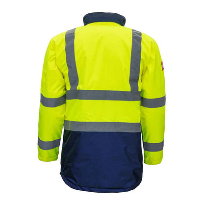 Warnschutz-Parkajacke NITRAS 7144/7145 MOTION TEX VIZ gelb/orange (Gr.XS-4XL)