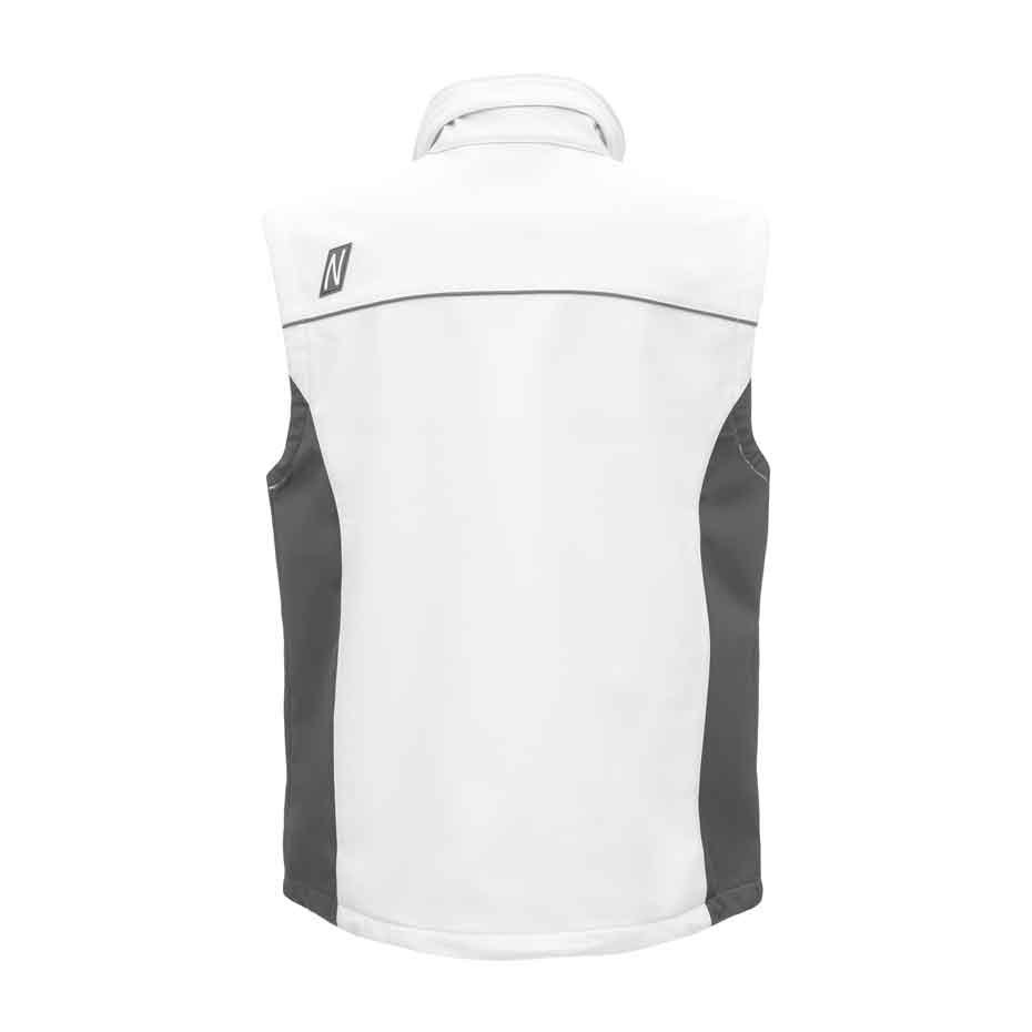 Softshellweste Nitras Motion Tex Light 310g/m² schwarz, grau, weiß (Gr.XS-5XL)