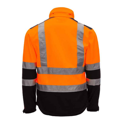 Warnschutz Softshelljacke NITRAS 7170/7171 MOTION TEX VIZ gelb/orange (Gr.S-5XL)