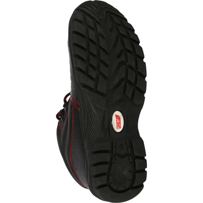 Sicherheitsstiefel S3 NITRAS 7206 BASIC STEP MID schwarz/rot (Gr.40-47)