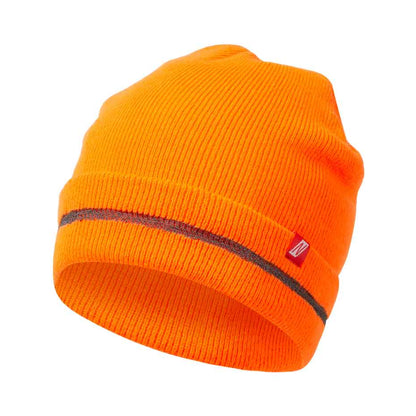 Warnschutzstrickmütze Nitras 730 neongelb/neonorange