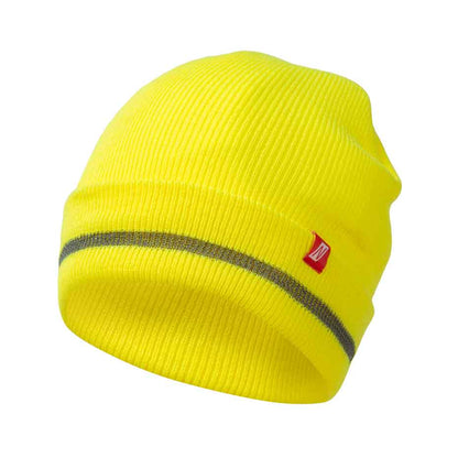 Warnschutzstrickmütze Nitras 730 neongelb/neonorange