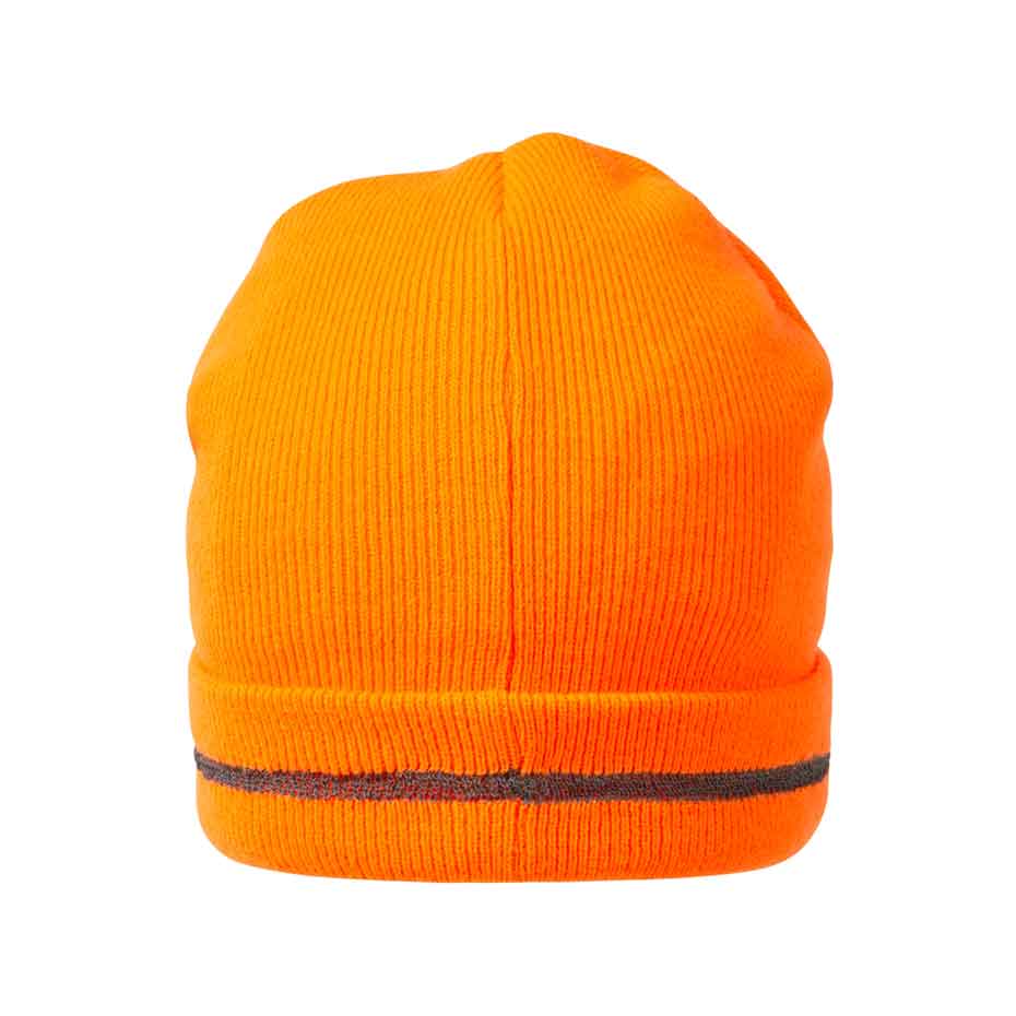 Warnschutzstrickmütze Nitras 730 neongelb/neonorange