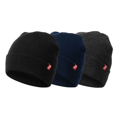 Strickmütze gefüttert Nitras 731 schwarz, marine, grau