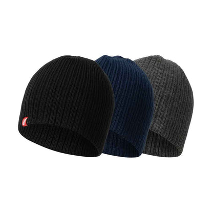 Strickmütze gefüttert Nitras 732 schwarz, marine, grau