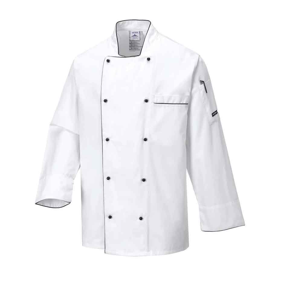 Kochjacke Executive C776 Portwest weiß (Gr.XS-XXXL)