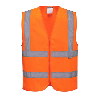 Warnweste mit Schulterreflexband C375 Portwest gelb/orange (Gr.XS-5XL)