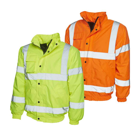 Warnschutz-Pilotenjacke UC804 Uneek gelb/orange (Gr.S-4XL)