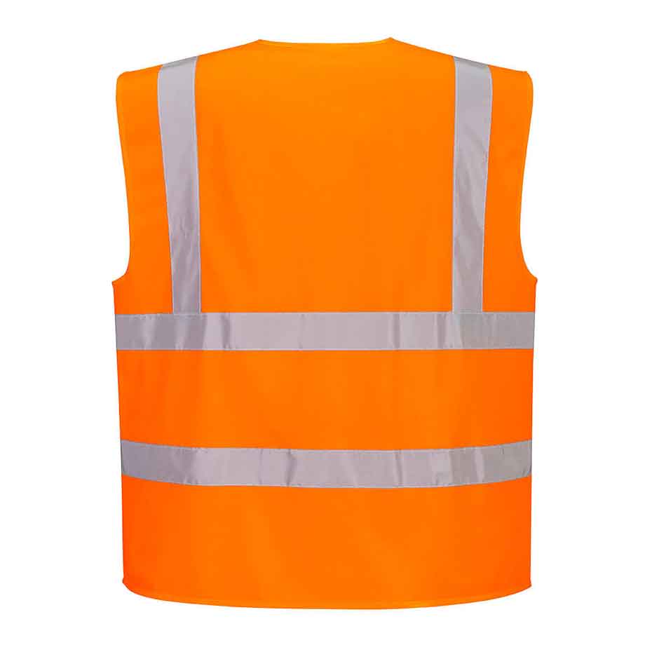 Warnweste mit Schulterreflexband C375 Portwest gelb/orange (Gr.XS-5XL)