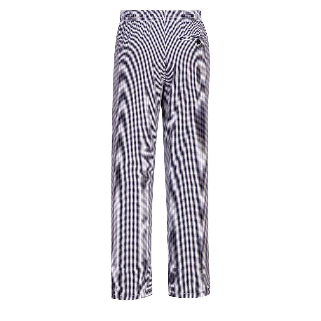 Kochhose mit Kordelzug C079 Portwest kariert blau/weiß (Gr.XS–4XL)