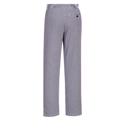 Kochhose mit Kordelzug C079 Portwest kariert blau/weiß (Gr.XS–4XL)