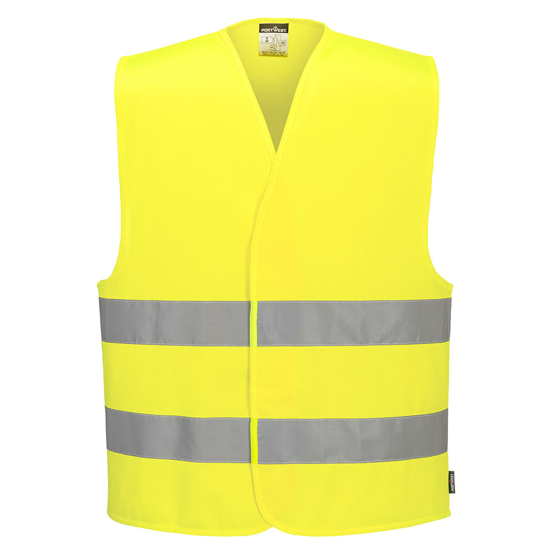 Warnschutzweste mit zwei Reflexstreifen C474 Portwest gelb/orange (Gr.S-5XL)