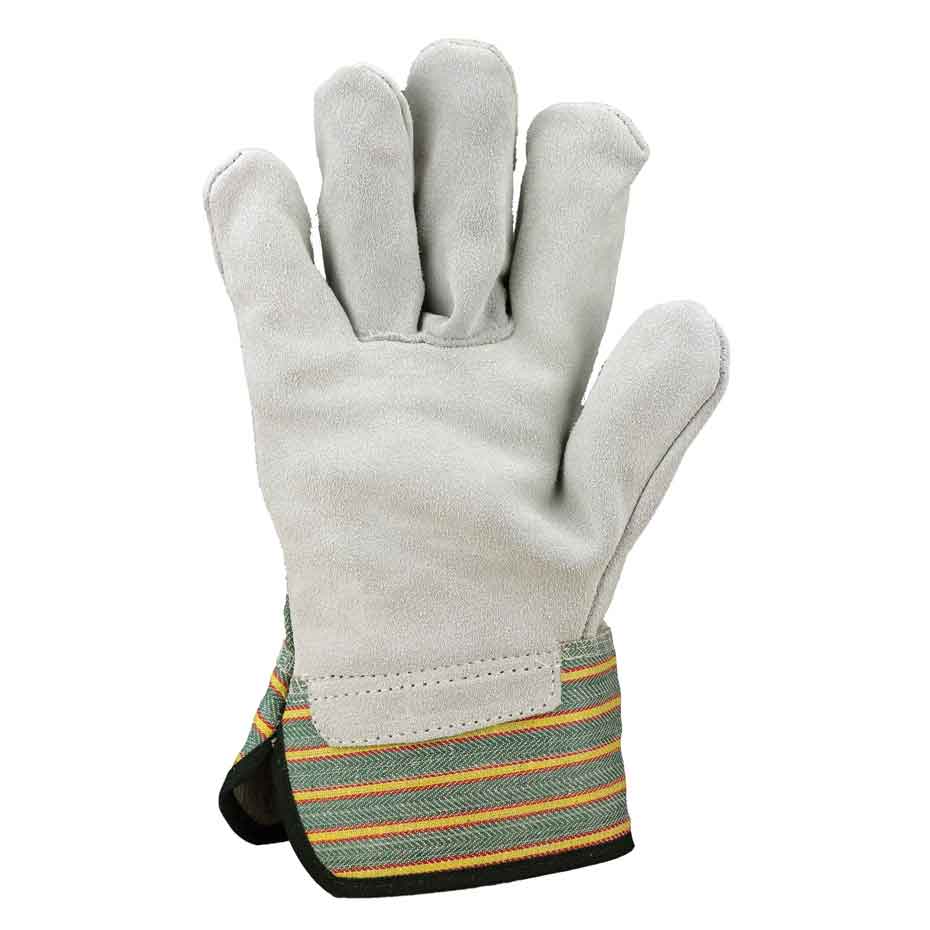 Rindspaltleder-Handschuhe Asatex FALKE G grün (Gr. 10,5)