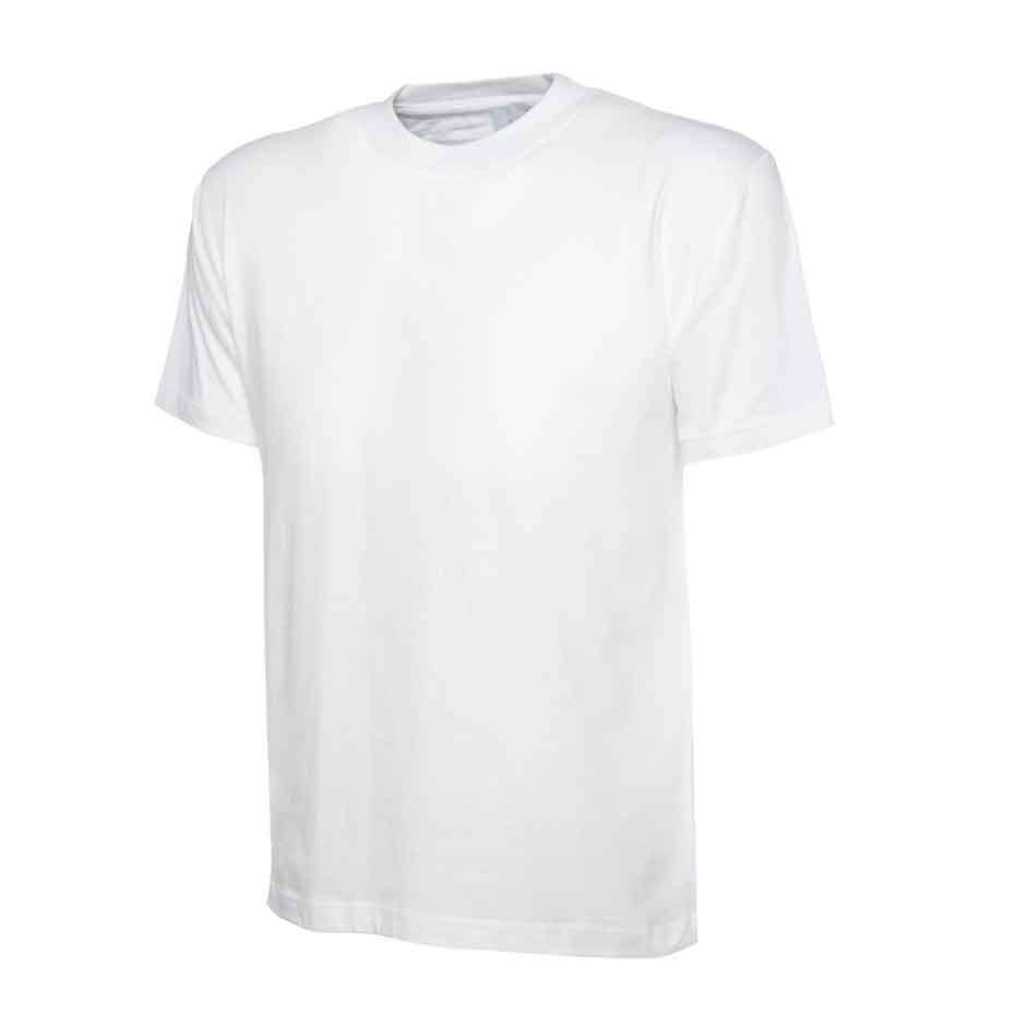 Herren T-Shirt UC301 Uneek 100% Baumwolle 180g/m² weiß (Gr.XS-6XL)