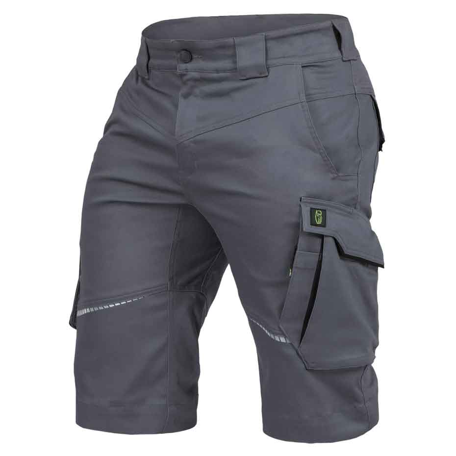 Leibwächter Herren Shorts Flex Line grau/schwarz (Gr.46-60)