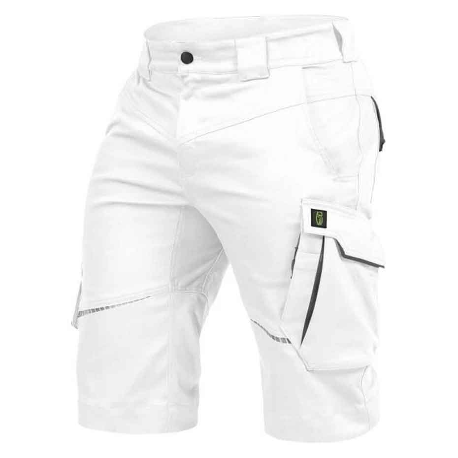 Leibwächter Herren Shorts Flex Line weiß/grau (Gr.46-60)