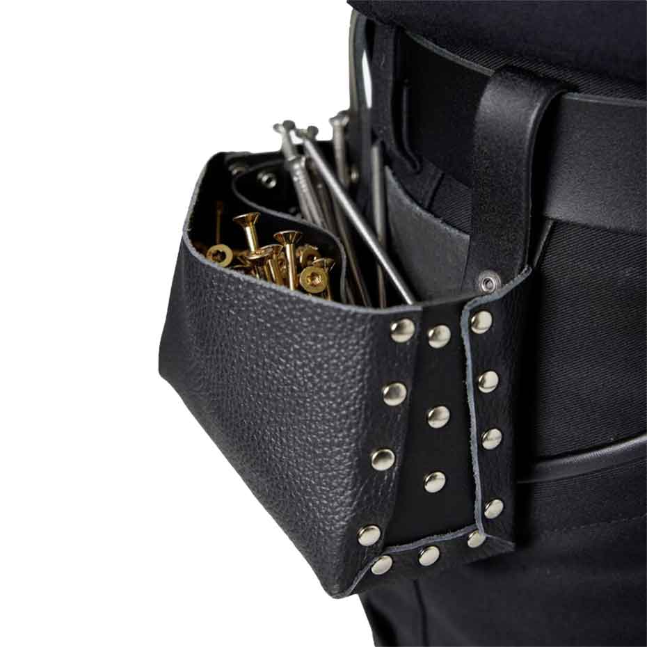 FHB Nageltasche mit 2 Fächern 89310 ARMIN schwarz