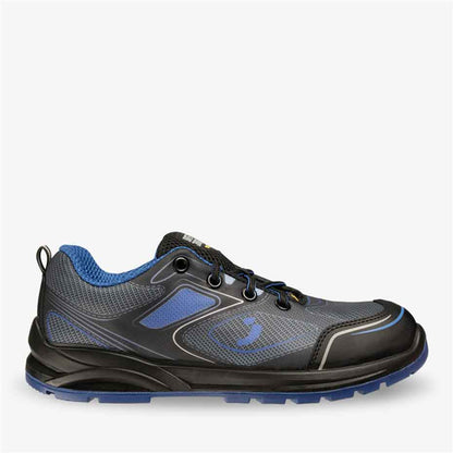 Sportlicher ESD Sicherheitsschuh CADOR S1 P blau/schwarz (Gr.35-48)