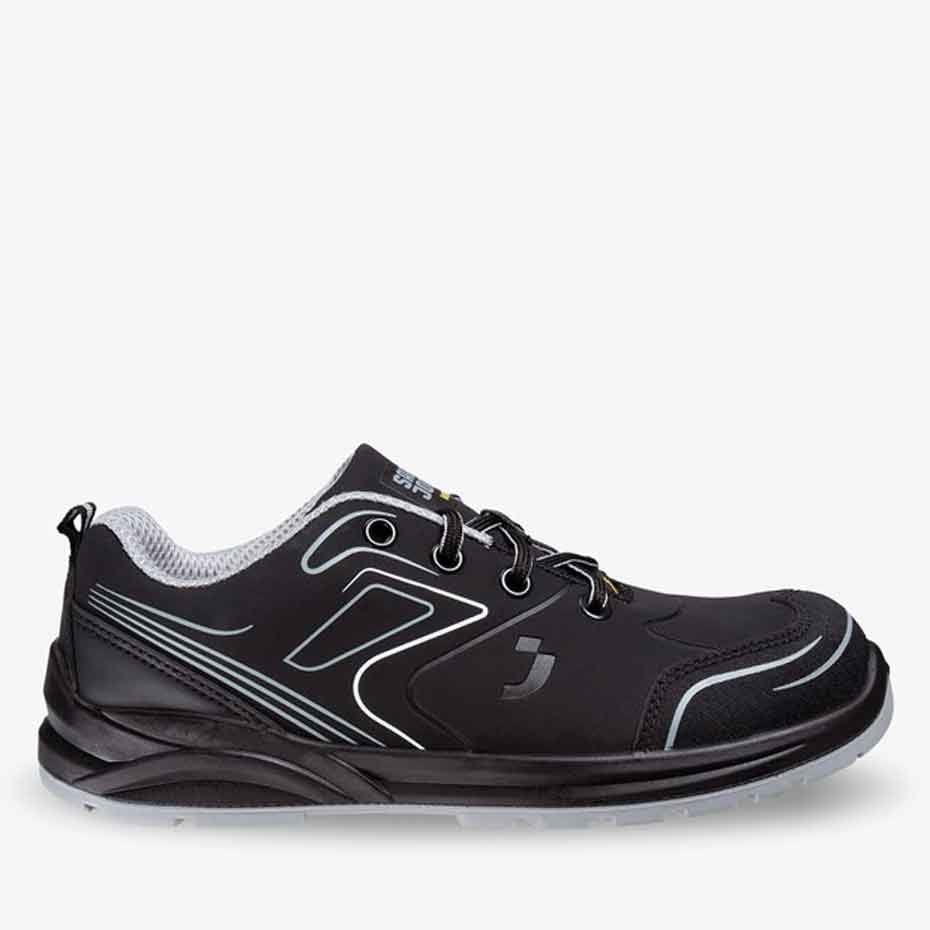 Sportlicher halber ESD Sicherheitsschuh CADOR S3 LOW schwarz (Gr.40-47)