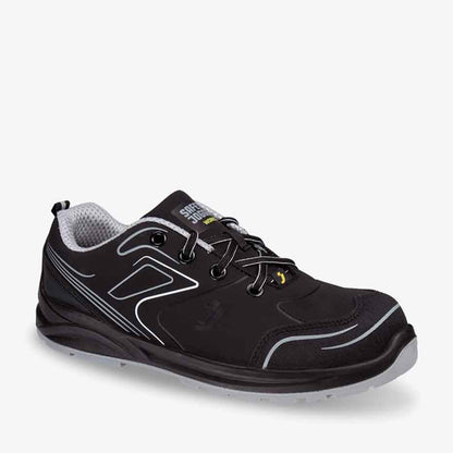 Sportlicher halber ESD Sicherheitsschuh CADOR S3 LOW schwarz (Gr.40-47)