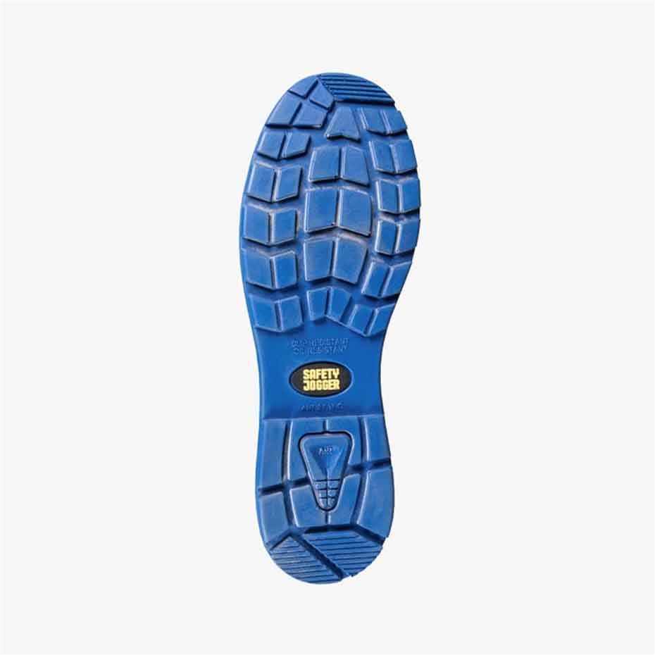 Sportlicher ESD Sicherheitsschuh CADOR S1 P blau/schwarz (Gr.35-48)