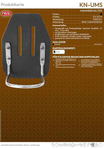 Hammerhalter schwarz