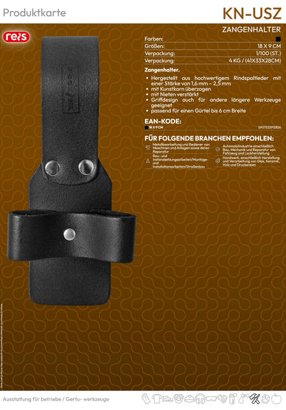 Zangenhalter schwarz