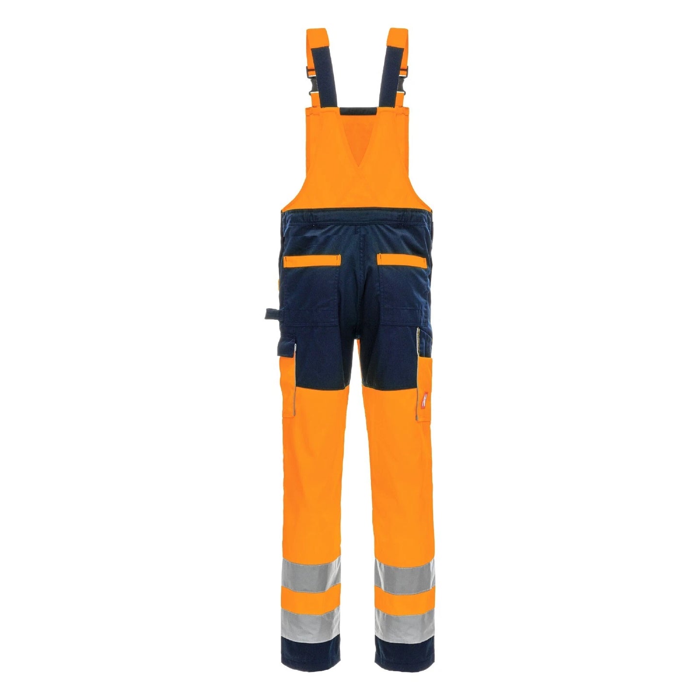 Warnschutz-Latzhose NITRAS 7572 gelb/marine, orange/marine (Gr.46-60)