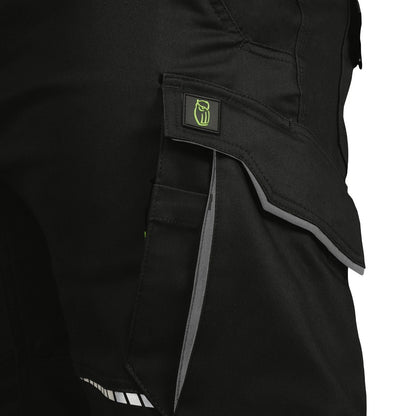 Leibwächter Herren Shorts Flex Line schwarz/grau (Gr.46-60)