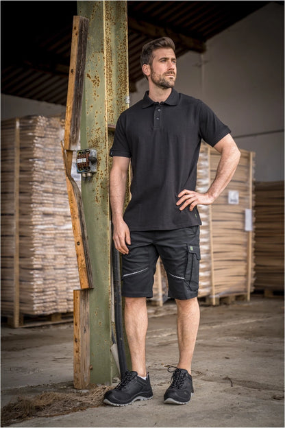 Leibwächter Herren Shorts Flex Line schwarz/grau (Gr.46-60)