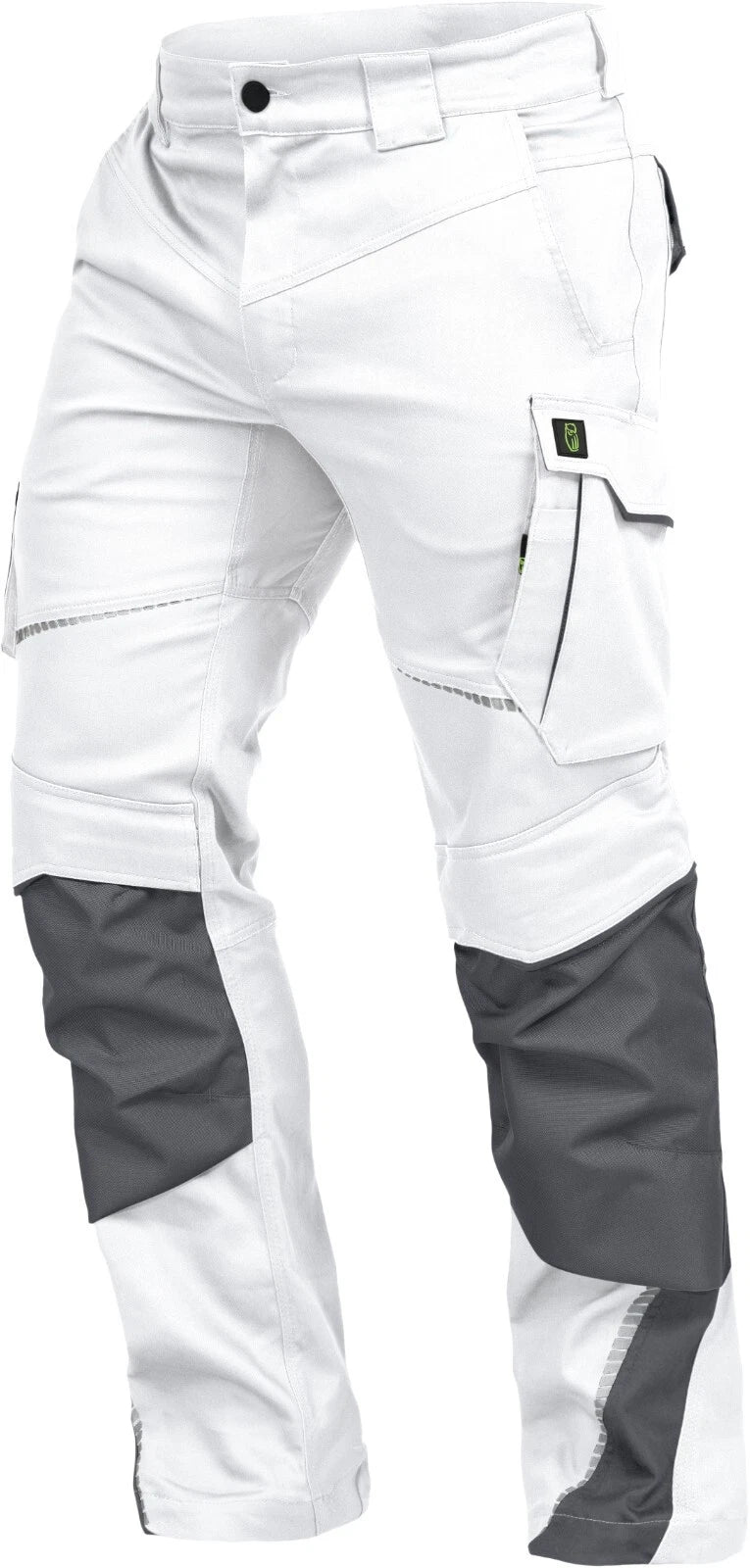 Leibwächter Herren Bundhose FLEXH24 Flex Line weiß/grau (Gr.46-60)