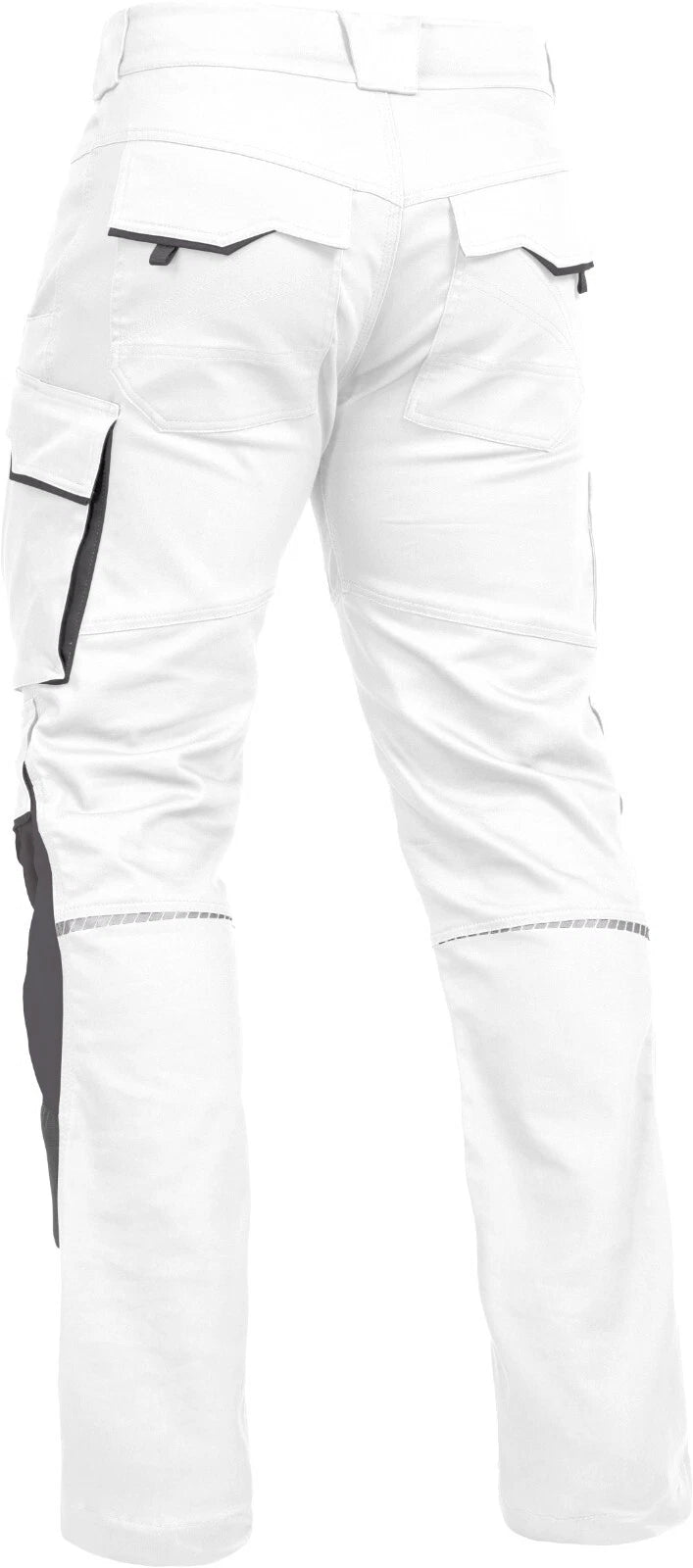 Leibwächter Herren Bundhose FLEXH24 Flex Line weiß/grau (Gr.46-60)