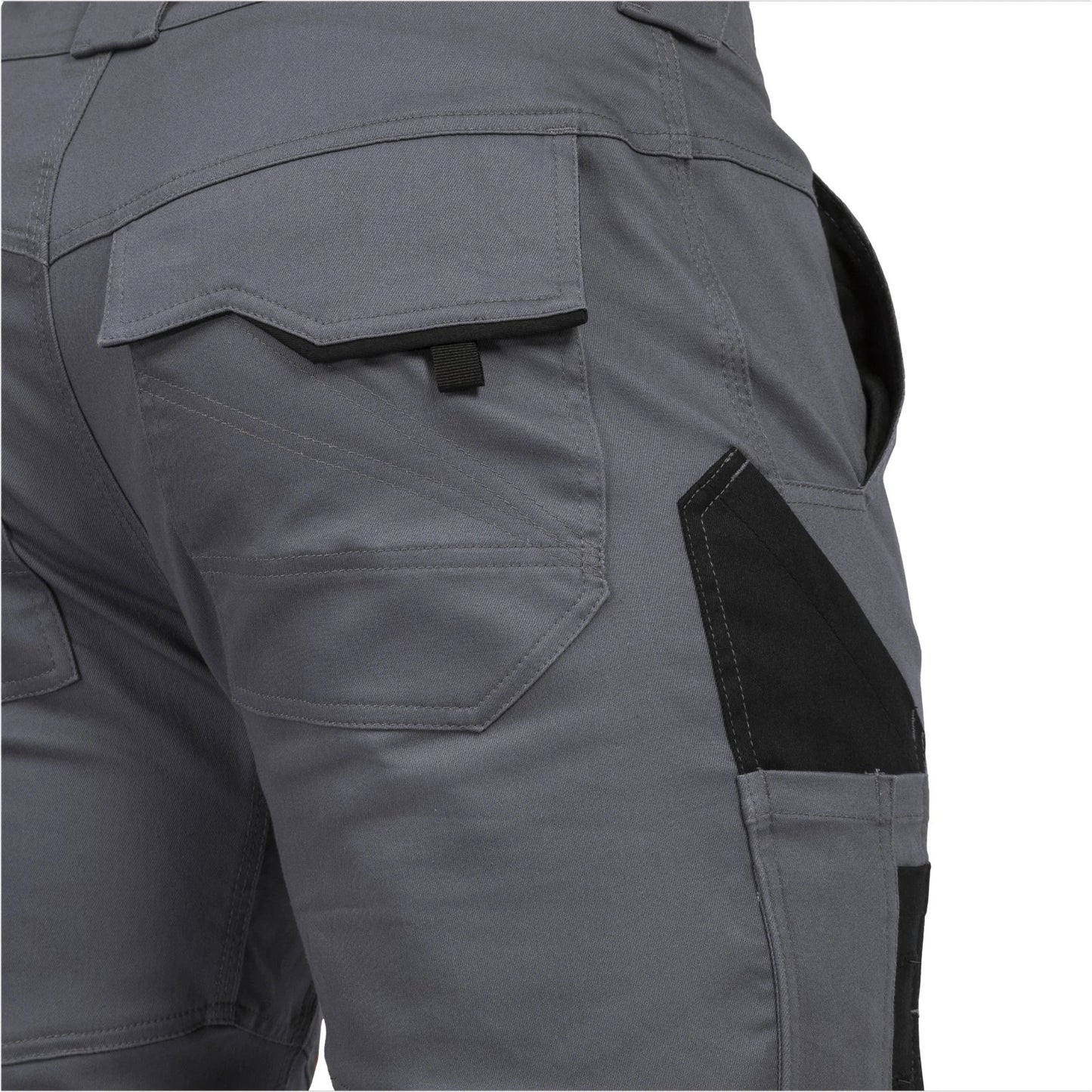 Leibwächter Herren Shorts Flex Line grau/schwarz (Gr.46-60)