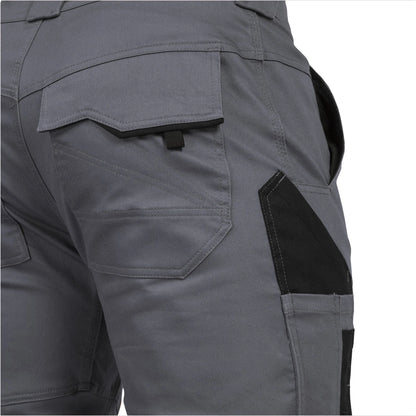 Leibwächter Herren Shorts Flex Line grau/schwarz (Gr.46-60)