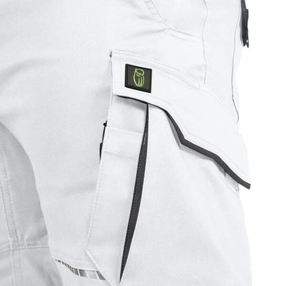 Leibwächter Herren Shorts Flex Line weiß/grau (Gr.46-60)