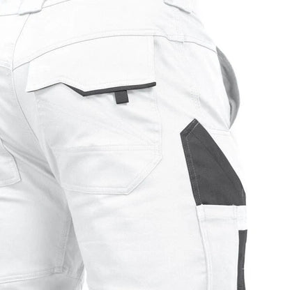 Leibwächter Herren Shorts Flex Line weiß/grau (Gr.46-60)